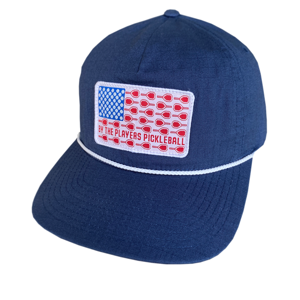 USA PICKLEBALL FLAG ROPE HAT