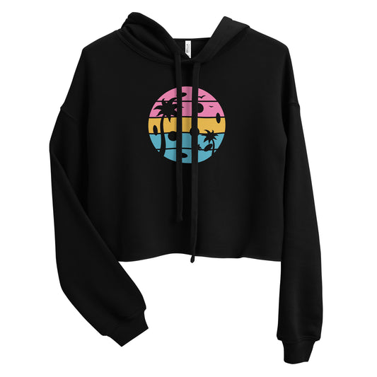 SUNSET | WOMEN'S CROP HOODIE